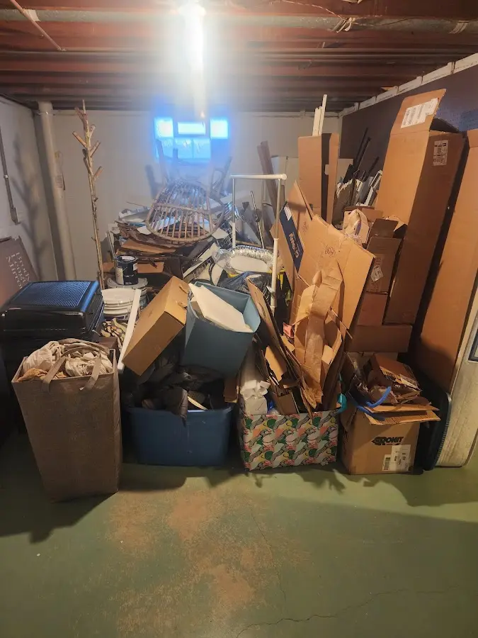 Roll-off dumpster container at job site for Construction Dumpster Rental in Hopkinsville